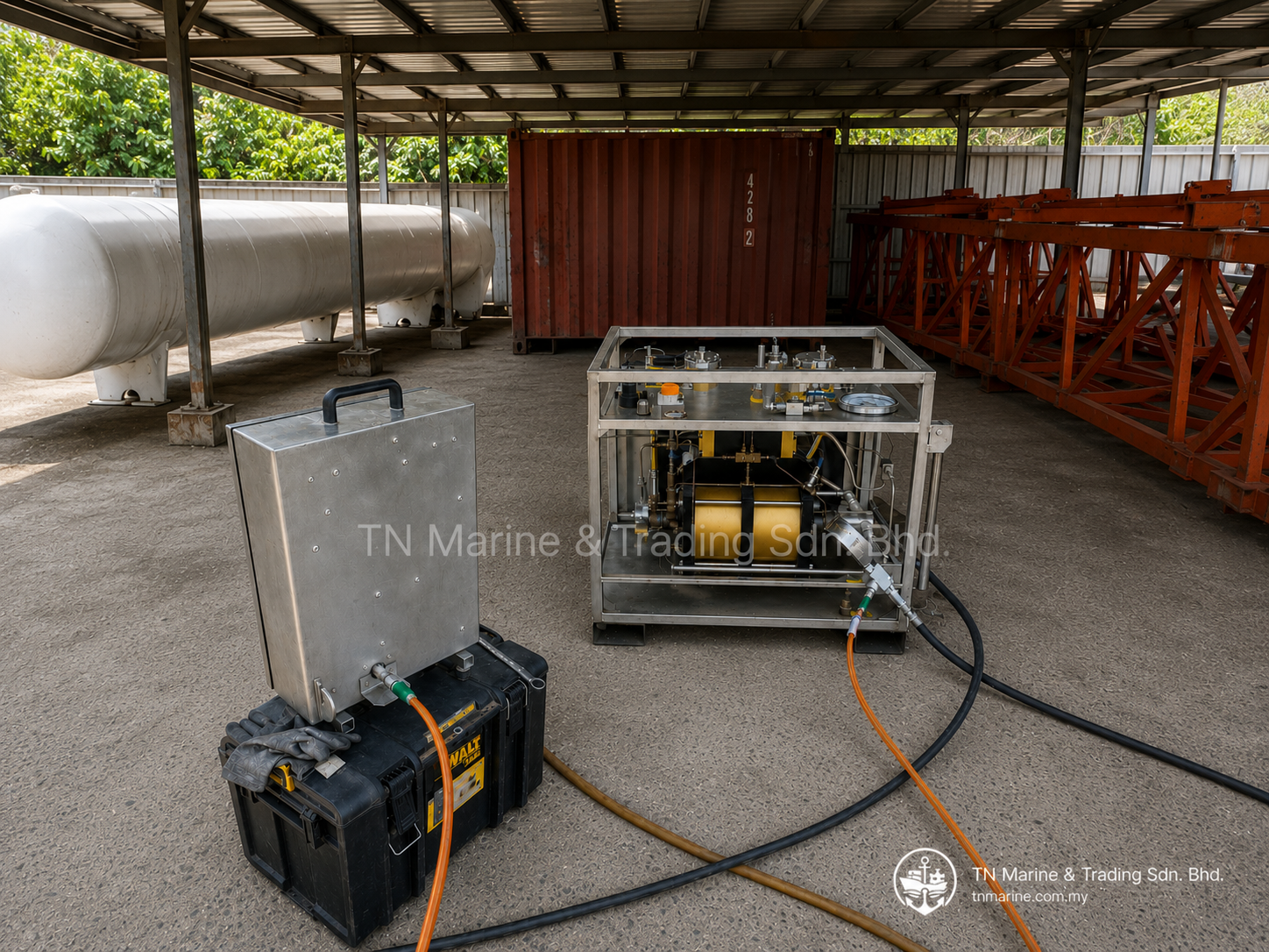 Projects Hydrostatic testing equipment and rental by TN Marine